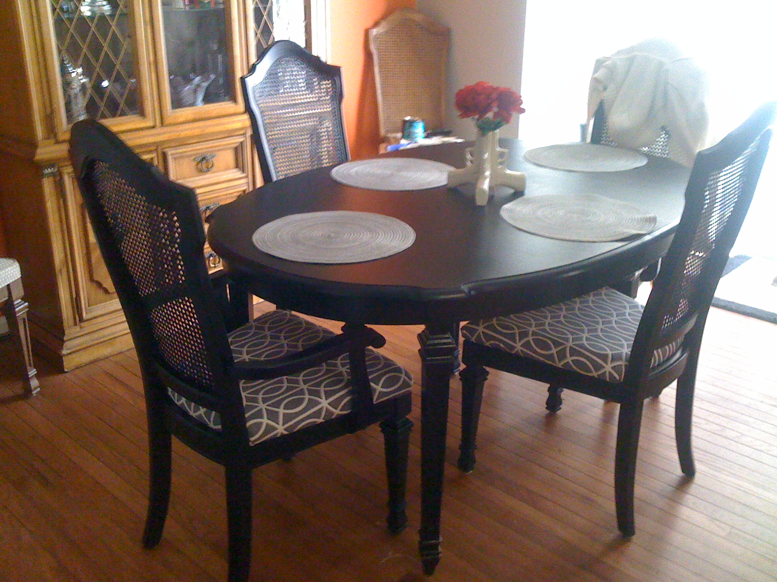 redoing dining room table